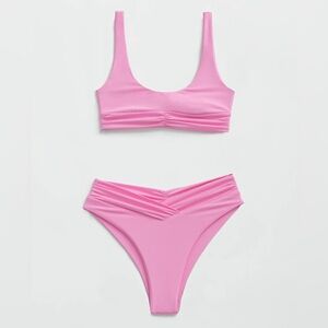 Riot Swim Bubblegum Pink Pico Bikini Set